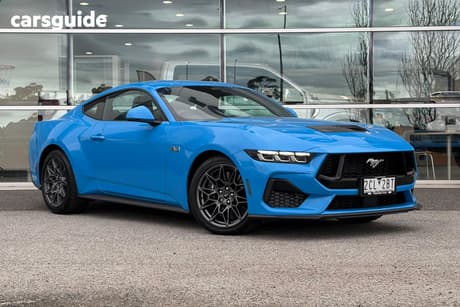 Blue 2025 Ford Mustang Fastback Dark Horse