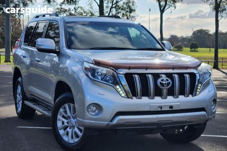 Silver 2015 Toyota Landcruiser Prado Wagon Vx (4X4)