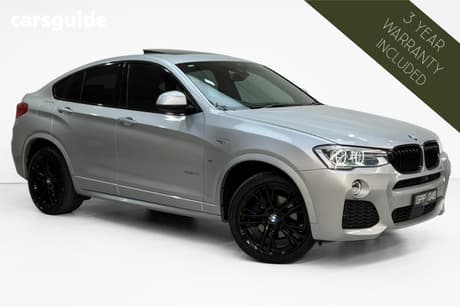Silver 2014 BMW X4 Coupe Xdrive 35I