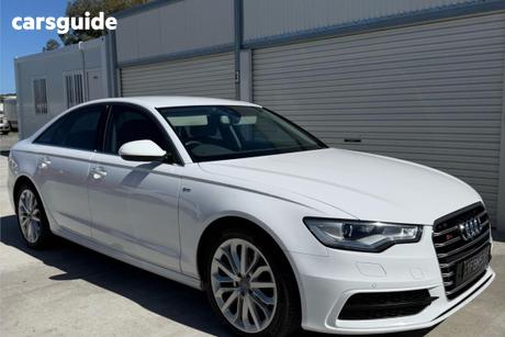 White 2014 Audi A6 Sedan 2.0 Tfsi