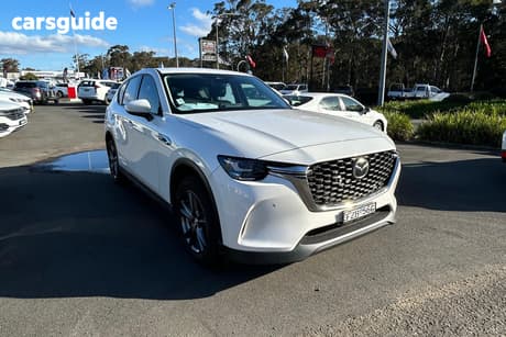 White 2025 Mazda CX-60 Wagon P50E Touring Phev