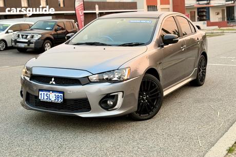 Grey 2017 Mitsubishi Lancer Sedan Black Edition (Es)