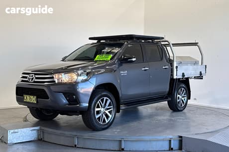 Grey 2016 Toyota Hilux Dual Cab Utility Sr (4X4)