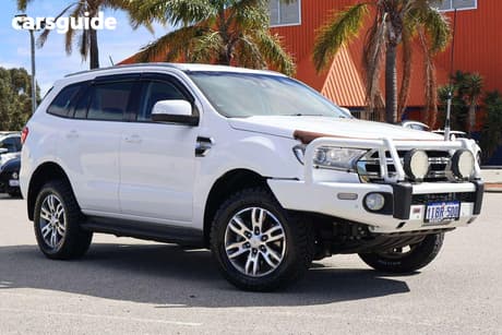 White 2017 Ford Everest Wagon Trend