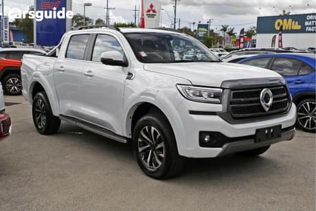 White 2026 GWM Cannon Dual Cab Utility Ultra (4X4)