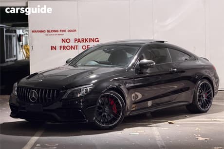 Black 2021 Mercedes-Benz C63 Coupe S