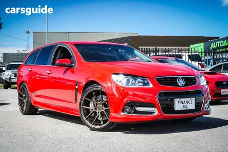 Red 2014 Holden Commodore Sportswagon Ss-V Redline