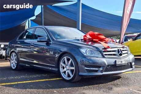 Grey 2012 Mercedes-Benz C250 Sedan Cdi Avantgarde Be