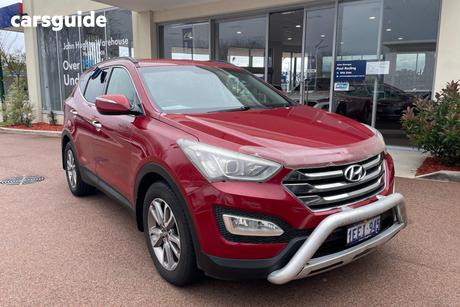 Red 2013 Hyundai Santa FE Wagon Elite Crdi (4X4)