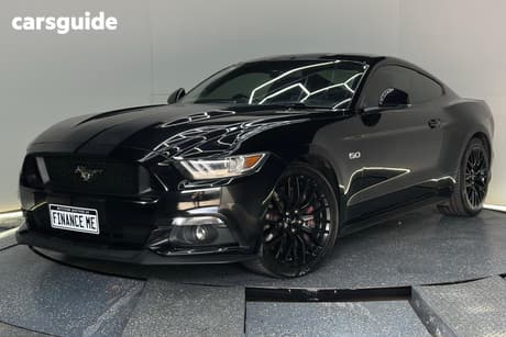 Black 2016 Ford Mustang Coupe Fastback Gt 5.0 V8