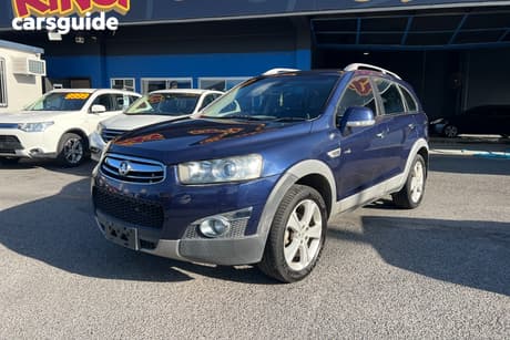 Blue 2011 Holden Captiva Wagon 7 Lx (4X4)