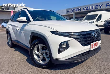 White 2021 Hyundai Tucson Wagon (Fwd)