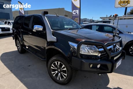 Black 2017 Holden Colorado Crew Cab Pickup Ltz (4X4)