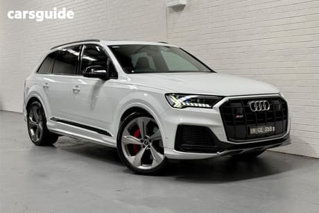 White 2021 Audi SQ7 Wagon Tdi Quattro Mhev