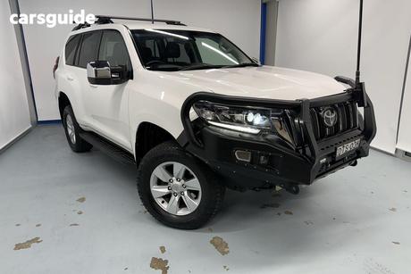White 2018 Toyota Landcruiser Prado Wagon Gxl (4X4)