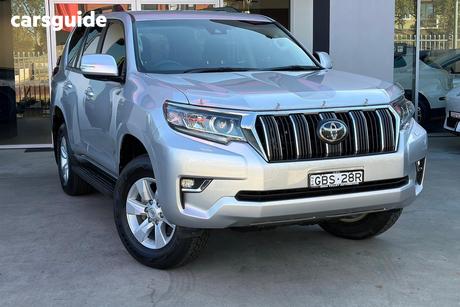 Silver 2022 Toyota Landcruiser Prado Wagon Gxl