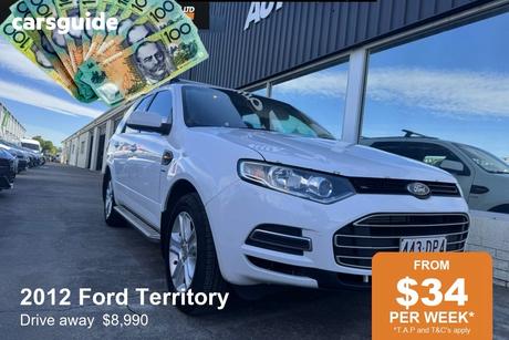White 2012 Ford Territory Wagon Tx (4X4)