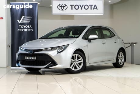 Silver 2020 Toyota Corolla Hatchback Ascent Sport (Hybrid)