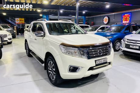 White 2017 Nissan Navara Dual Cab Utility St-X (4X2) (Sunroof)
