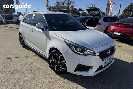 White 2019 MG MG3 Hatchback Excite (With Navigation)