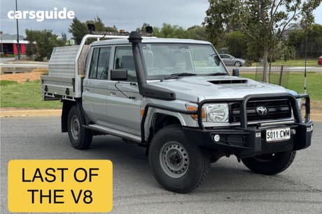 Silver 2023 Toyota Landcruiser Double Cab Chassis Lc79 Workmate