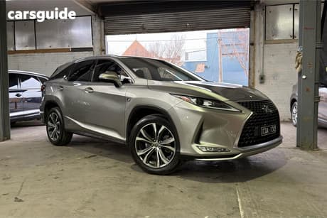 Silver 2019 Lexus RX450HL Wagon Luxury Hybrid