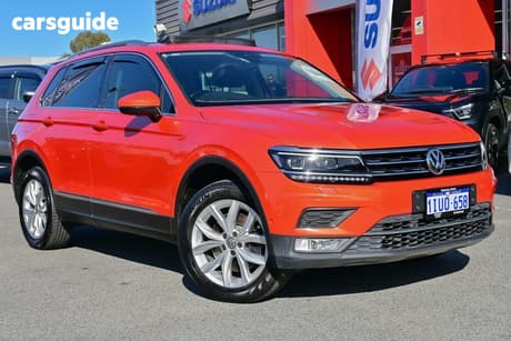 Orange 2017 Volkswagen Tiguan Wagon 162 Tsi Highline