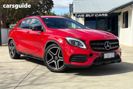 Red 2018 Mercedes-Benz GLA180 Wagon 180