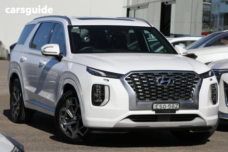 White 2022 Hyundai Palisade Wagon Highlander (7 Seat)