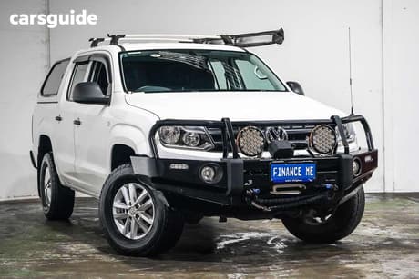 White 2018 Volkswagen Amarok Dual Cab Chassis Tdi400 Core Edition (4X4)