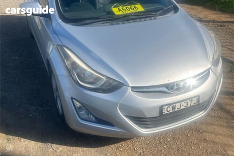 Silver 2014 Hyundai Elantra Sedan Premium