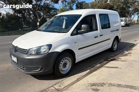 White 2013 Volkswagen Caddy Van Maxi Tdi250 Bluemotion