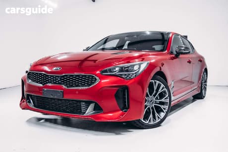 Red 2017 Kia Stinger Sedan Gt-Line (Black Leather)