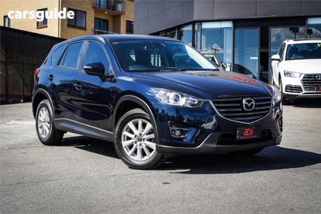 Blue 2017 Mazda CX-5 Wagon Maxx Sport (4X4)