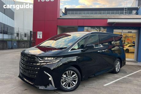 Black 2026 Toyota Alphard SUV Z