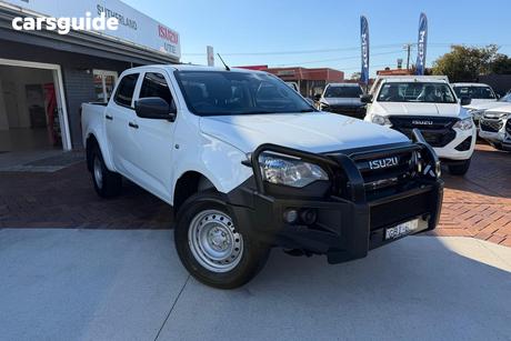White 2026 Isuzu D-MAX Crew Cab Utility Sx (4X2) High-Ride
