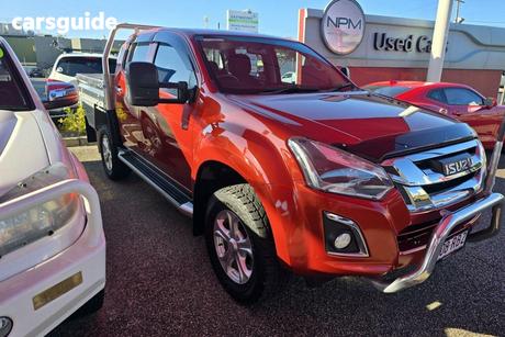 Red 2017 Isuzu D-MAX Crew Cab Utility Ls-U Hi-Ride (4X4)