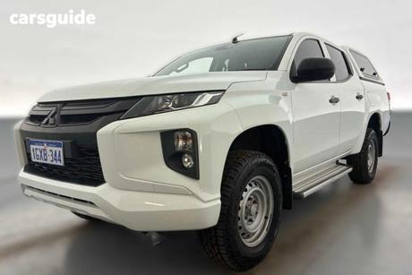 White 2019 Mitsubishi Triton Double Cab Pick Up Glx Adas