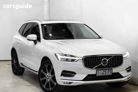 White 2019 Volvo XC60 Wagon T5 Inscription