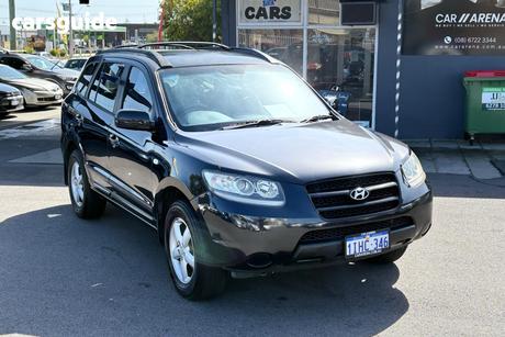 Black 2007 Hyundai Santa FE Wagon Sx Crdi (4X4)