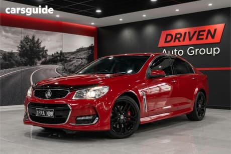 Red 2016 Holden Commodore Sedan Ss-V Redline