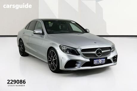 Silver 2019 Mercedes-Benz C300 Sedan