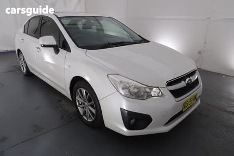 White 2014 Subaru Impreza Sedan 2.0I Luxury Limited Edition