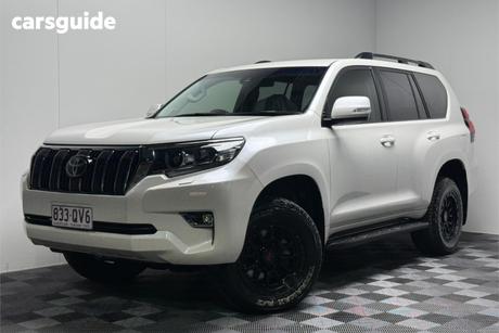 White 2019 Toyota Landcruiser Prado Wagon Gxl (4X4)