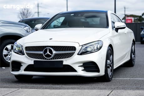 White 2019 Mercedes-Benz C200 Coupe