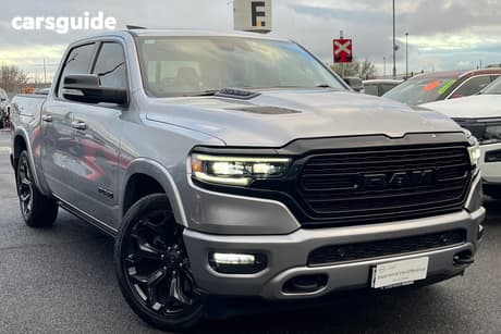 Silver 2022 RAM 1500 Crew Cab Utility Limited Rambox (Hybrid)