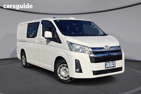 White 2023 Toyota HiAce Crew Van Lwb (5 Seats)
