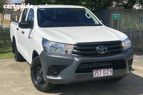 White 2022 Toyota Hilux Double Cab Pick Up Workmate (4X2)