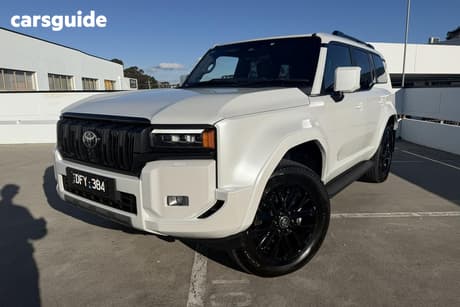 White 2024 Toyota Landcruiser Prado Wagon Vx