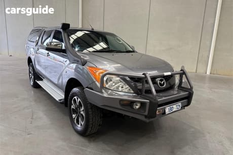 Grey 2015 Mazda BT-50 Dual Cab Utility Gt (4X4)
